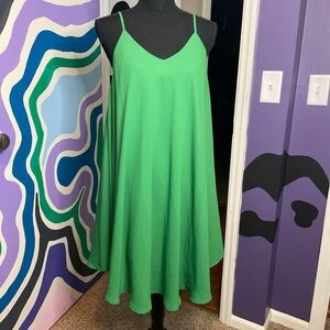 Green Layered Dress